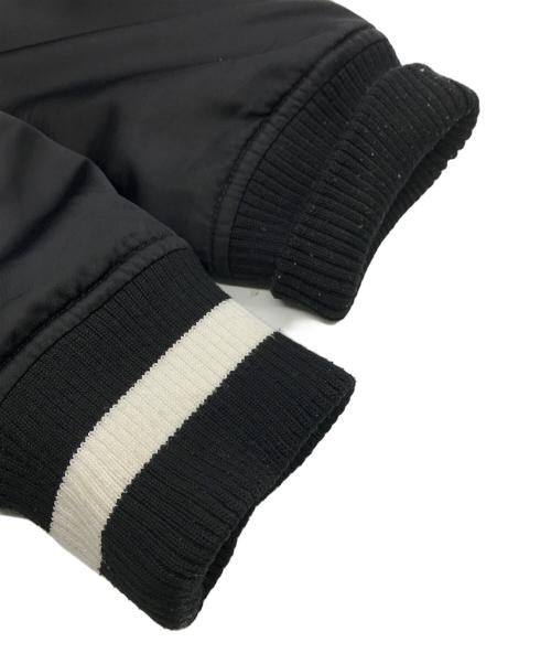 stussy（ステューシー）stussy (ステューシー) スタジャン ブラック サイズ:Mの古着・服飾アイテム