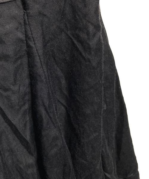 SATORU TANAKA（サトル タナカ）SATORU TANAKA (サトル タナカ) pleated dress/プリーツワンピース ブラック サイズ:2の古着・服飾アイテム