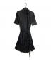 SATORU TANAKA（サトル タナカ）の古着「pleated dress/プリーツワンピース」｜ブラック