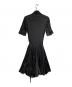 SATORU TANAKA (サトル タナカ) pleated dress/プリーツワンピース ブラック サイズ:2：12000円
