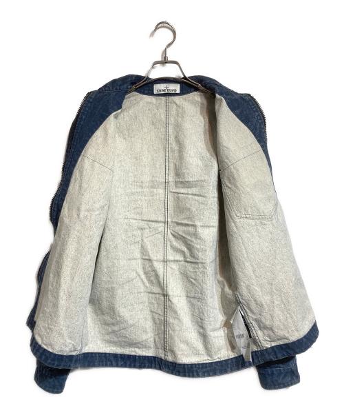 STONE ISLAND（ストーンアイランド）STONE ISLAND (ストーンアイランド) Panama Placcato Dyed Jacket インディゴ サイズ:Sの古着・服飾アイテム