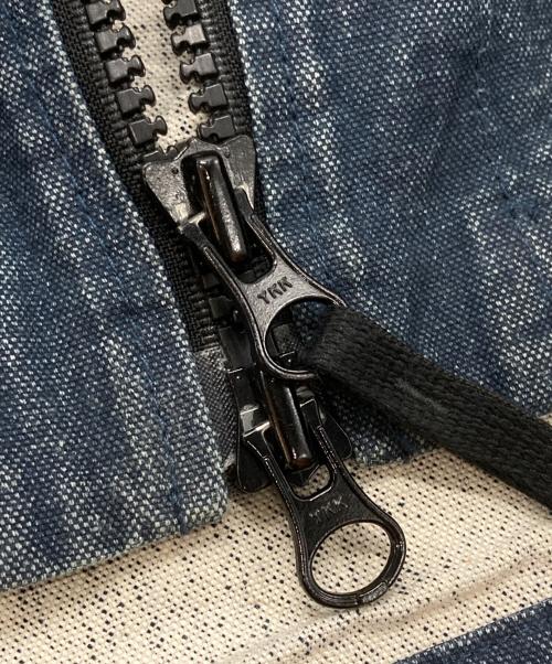 STONE ISLAND（ストーンアイランド）STONE ISLAND (ストーンアイランド) Panama Placcato Dyed Jacket インディゴ サイズ:Sの古着・服飾アイテム