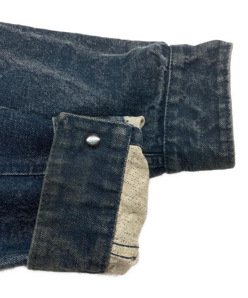 STONE ISLAND（ストーンアイランド）STONE ISLAND (ストーンアイランド) Panama Placcato Dyed Jacket インディゴ サイズ:Sの古着・服飾アイテム