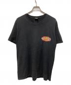stussyステューシー）の古着「バーニングTee」｜ブラック