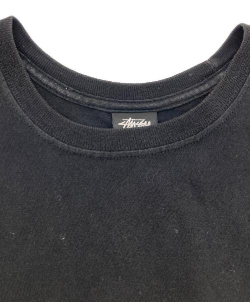 stussy（ステューシー）stussy (ステューシー) バーニングTee ブラック サイズ:	SIZE Mの古着・服飾アイテム