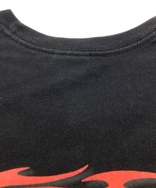 stussy（ステューシー）stussy (ステューシー) バーニングTee ブラック サイズ:	SIZE Mの古着・服飾アイテム