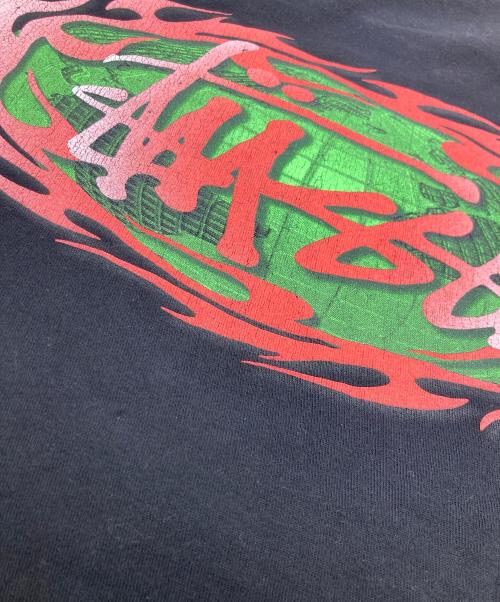 stussy（ステューシー）stussy (ステューシー) バーニングTee ブラック サイズ:	SIZE Mの古着・服飾アイテム