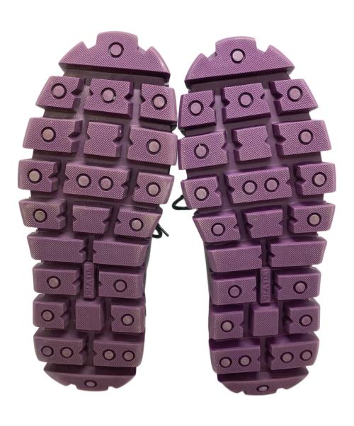 PRADA（プラダ）PRADA (プラダ) ブラッシュドレザーダービーシューズ パープル サイズ:6・1/2の古着・服飾アイテム