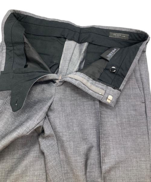 PRADA（プラダ）PRADA (プラダ) スラックス グレー サイズ:44Rの古着・服飾アイテム