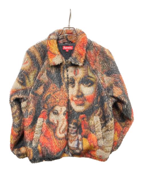 SUPREME（シュプリーム）SUPREME (シュプリーム) ganesh faux fur jacket レッド×ブラック サイズ:Mの古着・服飾アイテム