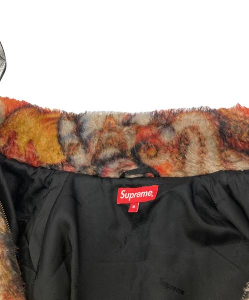 SUPREME（シュプリーム）SUPREME (シュプリーム) ganesh faux fur jacket レッド×ブラック サイズ:Mの古着・服飾アイテム