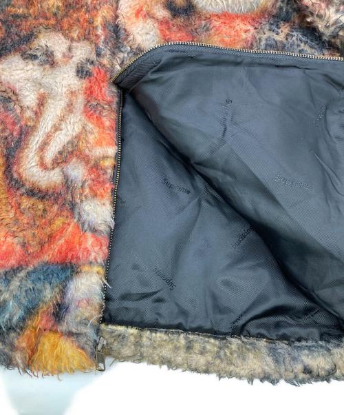 SUPREME（シュプリーム）SUPREME (シュプリーム) ganesh faux fur jacket レッド×ブラック サイズ:Mの古着・服飾アイテム