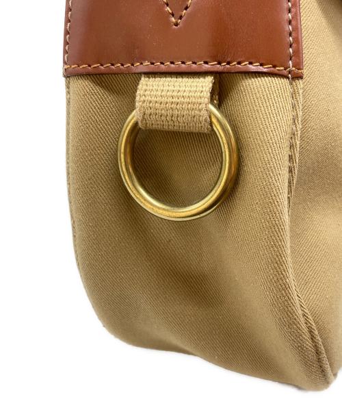 brady（ブレディ）Brady (ブレディ) ariel trout large bag ベージュ×ブラウンの古着・服飾アイテム