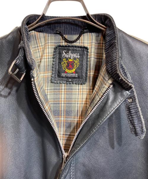 Schott（ショット）Schott (ショット) シングルライダースジャケット ブラック サイズ:Sの古着・服飾アイテム