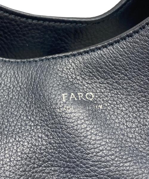 FARO（ファーロ）FARO (ファーロ) レザートートバッグ ブルーの古着・服飾アイテム