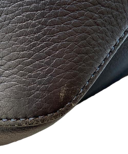 FARO（ファーロ）FARO (ファーロ) レザートートバッグ ブルーの古着・服飾アイテム