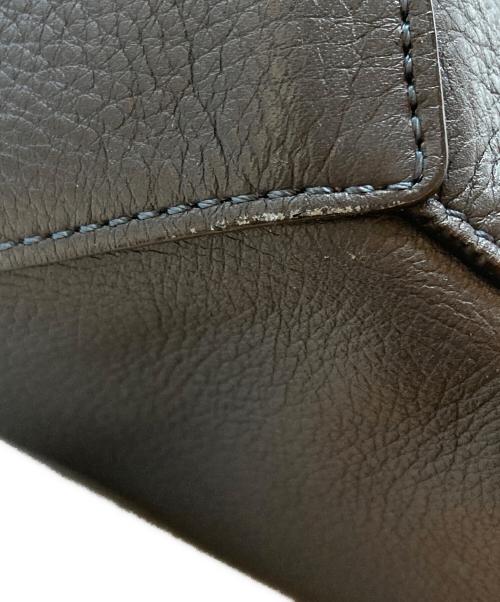 FARO（ファーロ）FARO (ファーロ) レザートートバッグ ブルーの古着・服飾アイテム