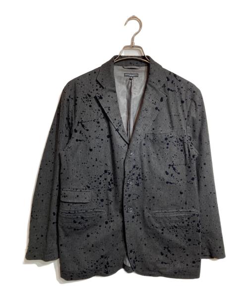 Engineered Garments（エンジニアドガーメンツ）Engineered Garments (エンジニアドガーメンツ) Loiter Jacket - Flocking Splatter ブラック サイズ:Sの古着・服飾アイテム