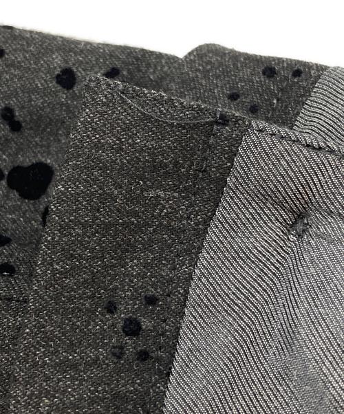 Engineered Garments（エンジニアドガーメンツ）Engineered Garments (エンジニアドガーメンツ) Loiter Jacket - Flocking Splatter ブラック サイズ:Sの古着・服飾アイテム