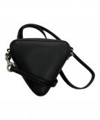 VALENTINOヴァレンティノ）の古着「トライアングル ショルダーバッグ」｜ブラック