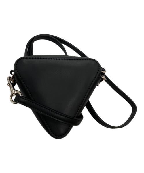 VALENTINO（ヴァレンティノ）VALENTINO (ヴァレンティノ) トライアングル ショルダーバッグ ブラックの古着・服飾アイテム