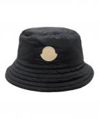 MONCLERモンクレール）の古着「リバーシブルバケットハット」｜ブラック×グリーン