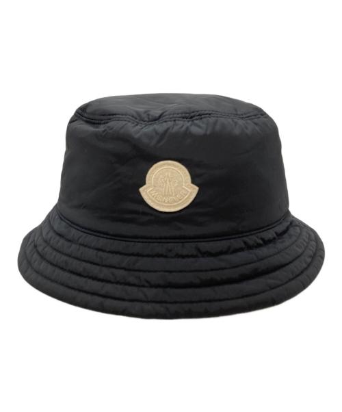 MONCLER（モンクレール）MONCLER (モンクレール) リバーシブルバケットハット ブラック×グリーン サイズ:XLの古着・服飾アイテム