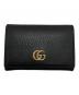GUCCI（グッチ）の古着「GGマーモントカードケース」｜ブラック