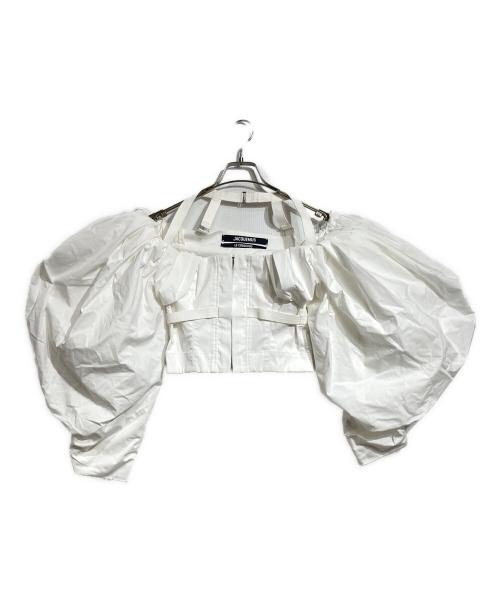 jacquemus（ジャックムス）jacquemus (ジャックムス) Puffy Sleeve Crop Top/パフスリーブクロップトップ ホワイト サイズ:36の古着・服飾アイテム