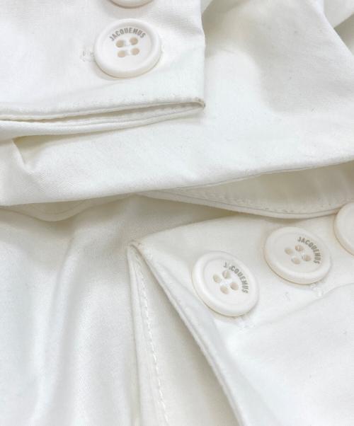 jacquemus（ジャックムス）jacquemus (ジャックムス) Puffy Sleeve Crop Top/パフスリーブクロップトップ ホワイト サイズ:36の古着・服飾アイテム