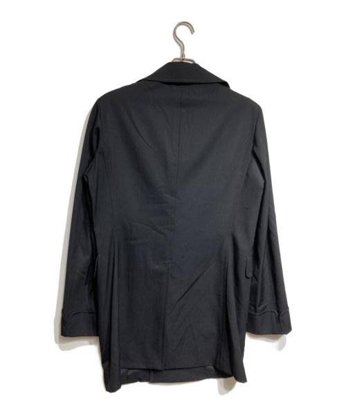 COMME des GARCONS HOMME DEUX（コムデギャルソン オム ドゥ）COMME des GARCONS HOMME DEUX (コムデギャルソン オム ドゥ) ウールギャバミドルコート/Wool Gabardine Mid-Length Coat ブラック サイズ:Mの古着・服飾アイテム