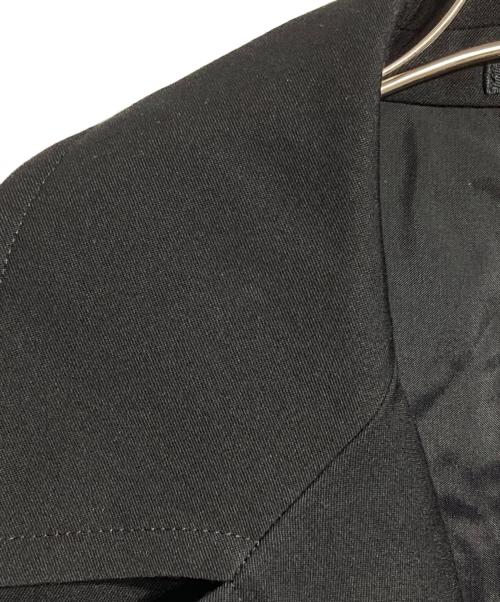 COMME des GARCONS HOMME DEUX（コムデギャルソン オム ドゥ）COMME des GARCONS HOMME DEUX (コムデギャルソン オム ドゥ) ウールギャバミドルコート/Wool Gabardine Mid-Length Coat ブラック サイズ:Mの古着・服飾アイテム