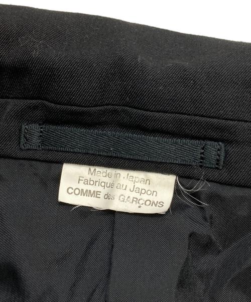 COMME des GARCONS HOMME DEUX（コムデギャルソン オム ドゥ）COMME des GARCONS HOMME DEUX (コムデギャルソン オム ドゥ) ウールギャバミドルコート/Wool Gabardine Mid-Length Coat ブラック サイズ:Mの古着・服飾アイテム