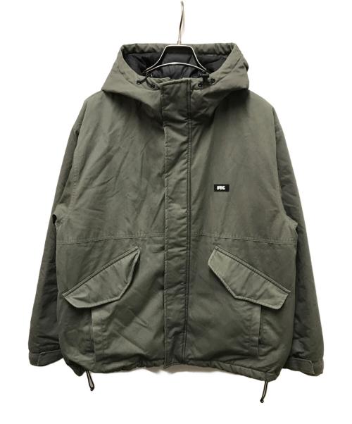 FTC（エフティーシー）FTC (エフティーシー) HOODED PUFFY JACKET カーキ サイズ:Mの古着・服飾アイテム