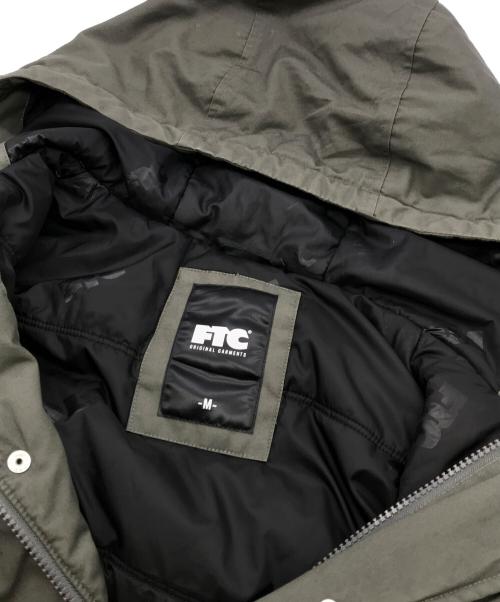 FTC（エフティーシー）FTC (エフティーシー) HOODED PUFFY JACKET カーキ サイズ:Mの古着・服飾アイテム