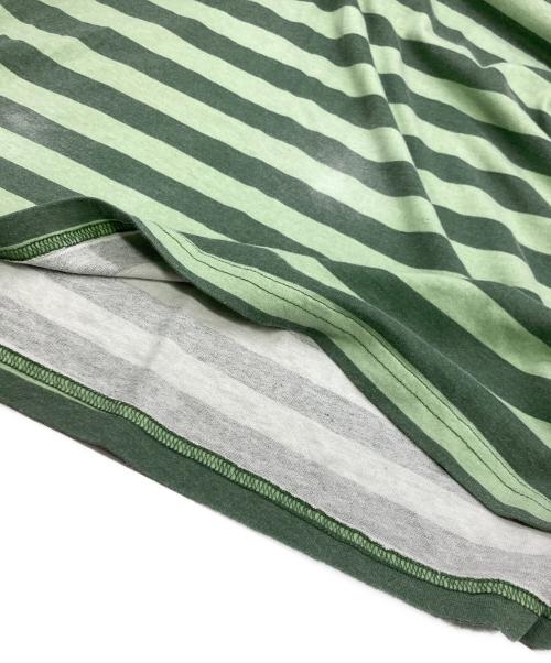 SUPREME（シュプリーム）Supreme (シュプリーム) Reverse Stripe S/S Top グリーン サイズ:	SIZE XLの古着・服飾アイテム