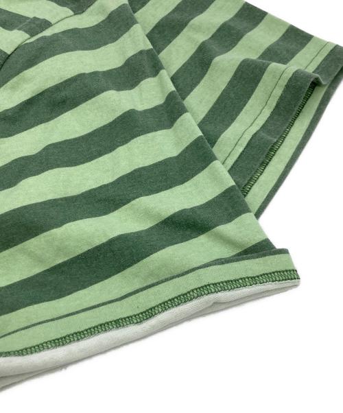 SUPREME（シュプリーム）Supreme (シュプリーム) Reverse Stripe S/S Top グリーン サイズ:	SIZE XLの古着・服飾アイテム