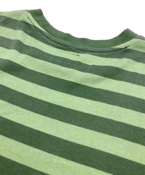 SUPREME（シュプリーム）Supreme (シュプリーム) Reverse Stripe S/S Top グリーン サイズ:	SIZE XLの古着・服飾アイテム