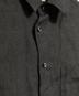 中古・古着 Gorsch (ゴーシュ) Linen Collar shirt/リネンカラーシャツ ブラック サイズ:48：15000円