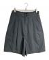 IRENISA（イレニサ）の古着「TWO TUCKS WIDE SHORTS/2タックワイドショーツ」｜グレー