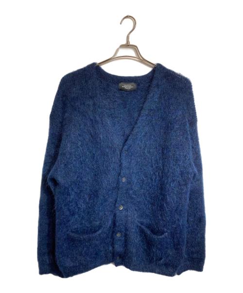 UNUSED（アンユーズド）UNUSED (アンユーズド) モヘアニットカーディガン パープル×ブルー サイズ:3の古着・服飾アイテム