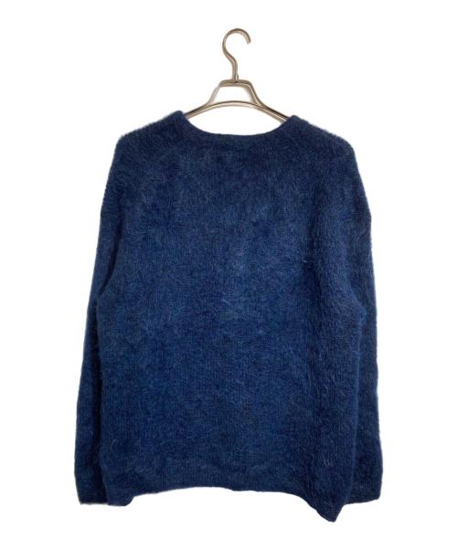 UNUSED（アンユーズド）UNUSED (アンユーズド) モヘアニットカーディガン パープル×ブルー サイズ:3の古着・服飾アイテム