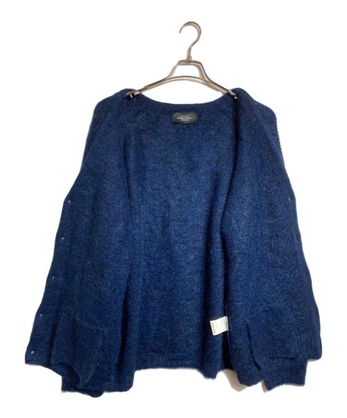 UNUSED（アンユーズド）UNUSED (アンユーズド) モヘアニットカーディガン パープル×ブルー サイズ:3の古着・服飾アイテム