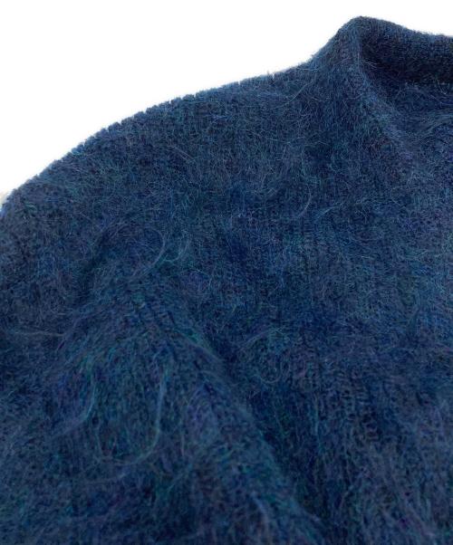 UNUSED（アンユーズド）UNUSED (アンユーズド) モヘアニットカーディガン パープル×ブルー サイズ:3の古着・服飾アイテム