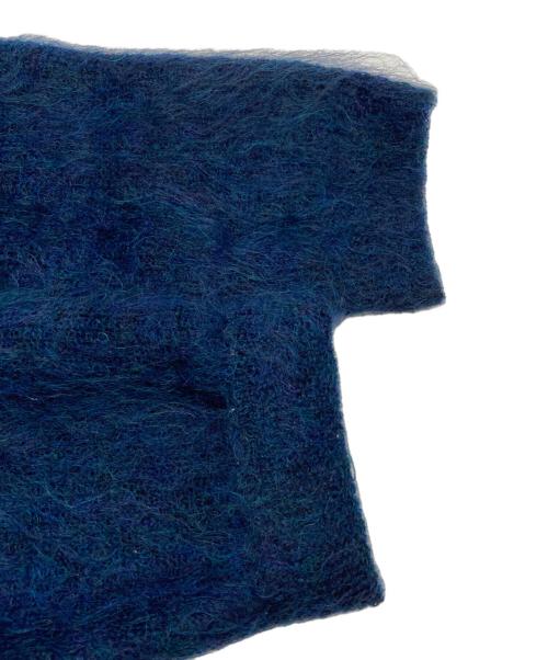 UNUSED（アンユーズド）UNUSED (アンユーズド) モヘアニットカーディガン パープル×ブルー サイズ:3の古着・服飾アイテム