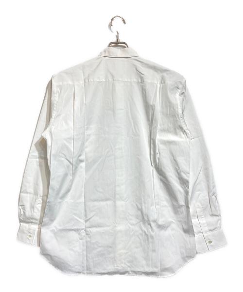 COMME des GARCONS SHIRT（コムデギャルソンシャツ）COMME des GARCONS SHIRT (コムデギャルソンシャツ) Cotton Poplin Shirt/コットンポプリンシャツ ホワイト サイズ:Mの古着・服飾アイテム