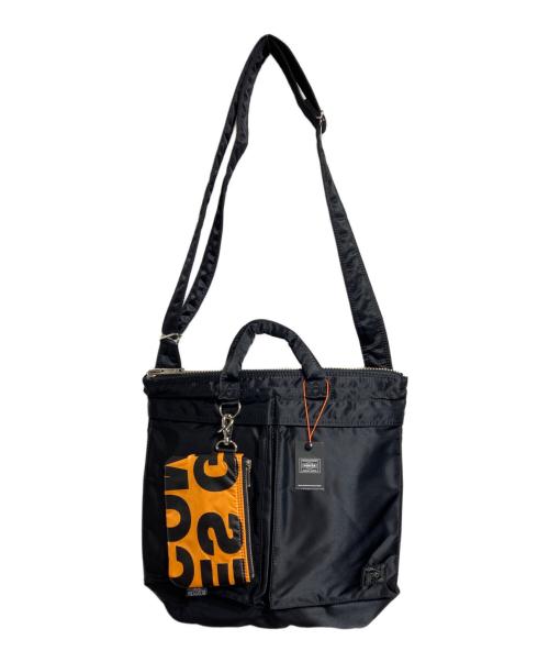 PORTER（ポーター）PORTER (ポーター) COMME des GARCONS (コムデギャルソン) TANKER HELMET BAG(S)/タンカーヘルメットバッグ ブラックの古着・服飾アイテム