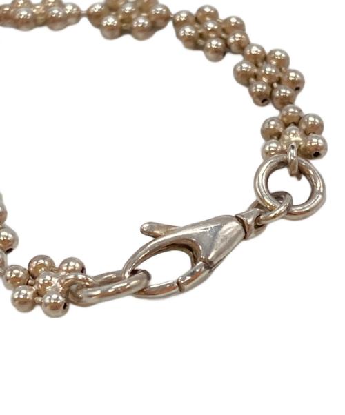 GUCCI（グッチ）GUCCI (グッチ) インターロッキングGフラワー型ボールチェーンブレスレット シルバーの古着・服飾アイテム