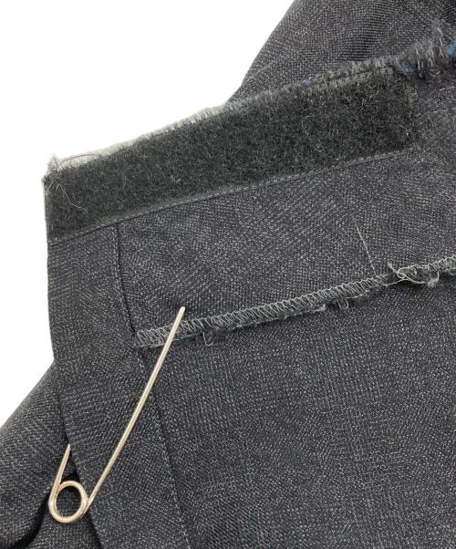 COMME des GARCONS（コムデギャルソン）COMME des GARCONS (コムデギャルソン) ウールカーゴラップスカート/Wool Cargo Wrap Skirt ブラック サイズ:Freeの古着・服飾アイテム