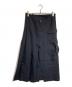 COMME des GARCONS（コムデギャルソン）の古着「ウールカーゴラップスカート/Wool Cargo Wrap Skirt」｜ブラック